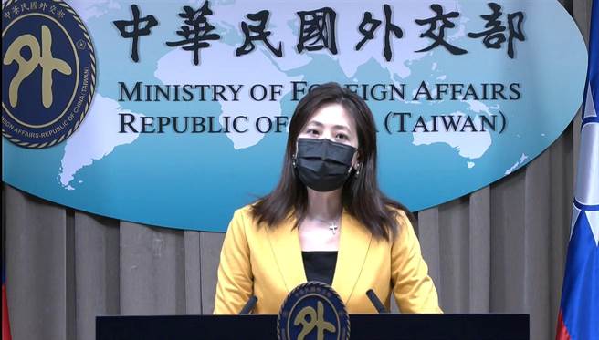 外交部发言人欧江安(取自外交部直播画面)