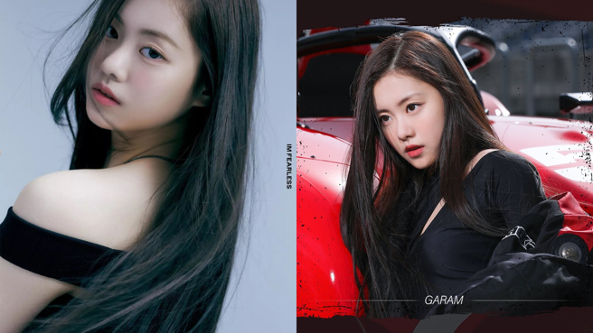 BTS师妹团LE SSERAFIM成员金佳兰被爆霸凌，经过一段时间她本人终于在Showcase给出回覆。(图/LE SSERAFIM IG、SOURCEMUSIC Twitter)