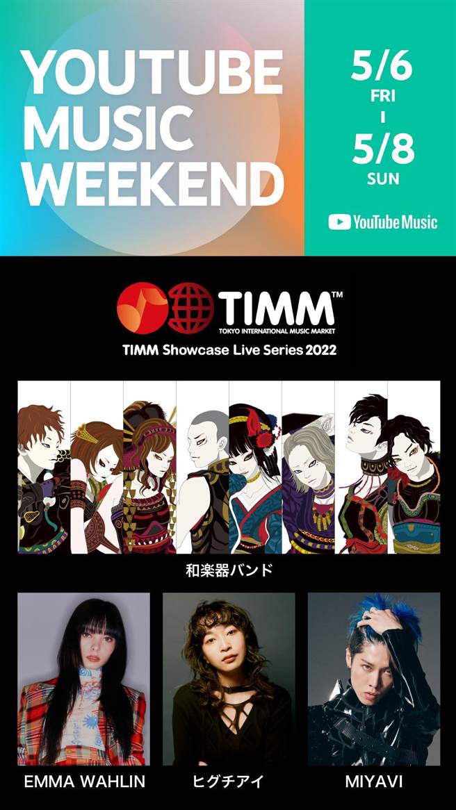 「TIMM东京国际音乐市场」本周将推出「TIMM Showcase live series 2022 Vol.2」。 （TIMM提供）