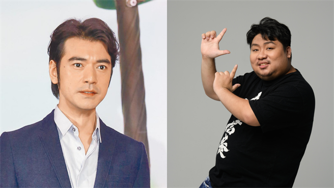 统神（右）遇到20岁嫩妹告白比金城武还帅。（本报资料照、蹦蛙数位娱乐有限公司提供）