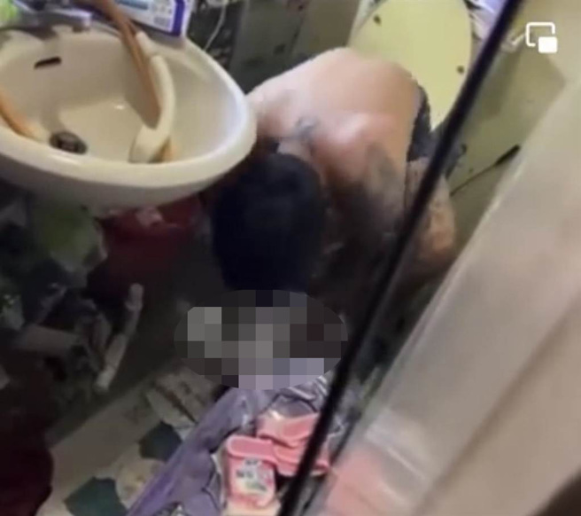 男嬰母親將男嬰被丈夫施虐的照片上傳到臉書社團《我是新營人》。（摘自《我是新營人》臉書／張毓翎台南傳真）