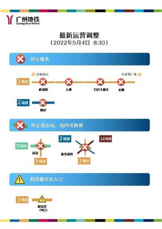 廣州陸空交通大防疫 關閉部分地鐵站 暫停公車總站與路線服務