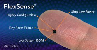 Synaptics推出FlexSense系列4合1感測融合處理器