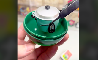 不只可愛！「扭蛋版大同電鍋」有飯匙、量米杯 配備一應俱全