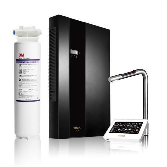 VOCA顶级瞬热饮水机TCX旗舰款，4万7000元。（VOCA提供）