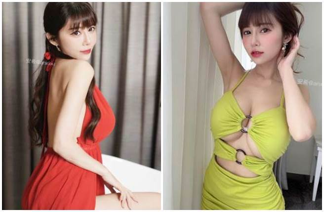 JKF性感辣模安希，instagram拥有123万粉丝追踪的超高人气。（anxi061 IG）