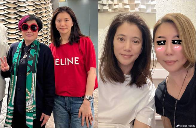 袁詠儀大方曬素顏。（圖／取材自袁詠儀微博）