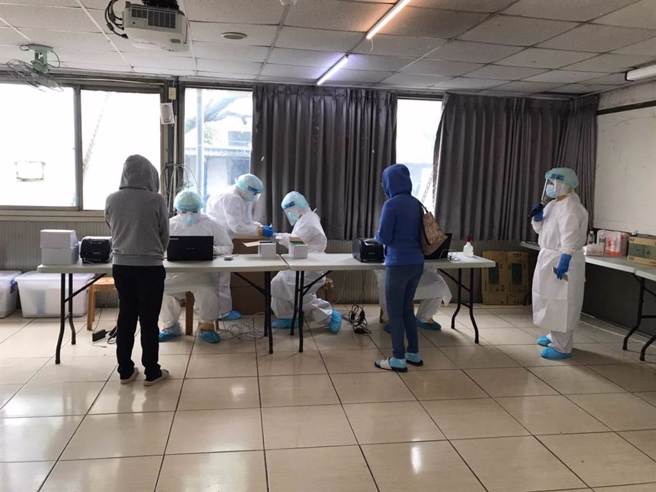 封測大廠頎邦科技傳出移工群聚感染，目前確診人數達223人。（新竹縣府提供／邱立雅竹縣傳真）
