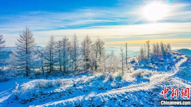 图为冬季阿尔山。（中新社）