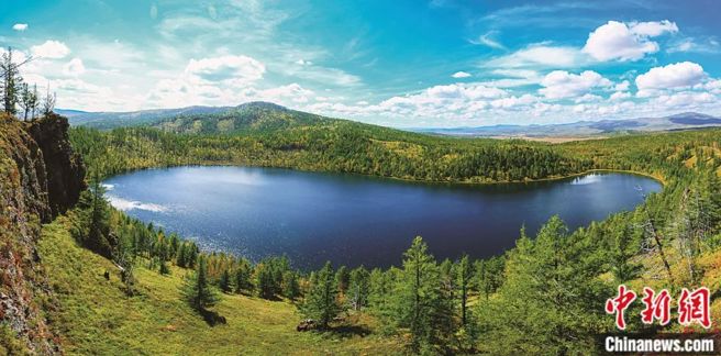 图为天池。（中新社）
