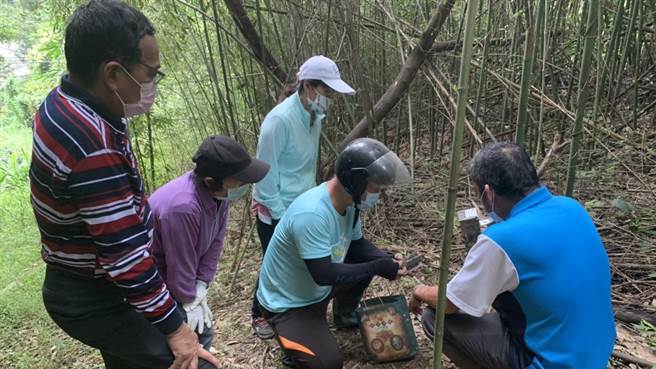 巡护监测由社区、宫庙联合组成。（苗栗县政府提供／李京升苗栗传真）