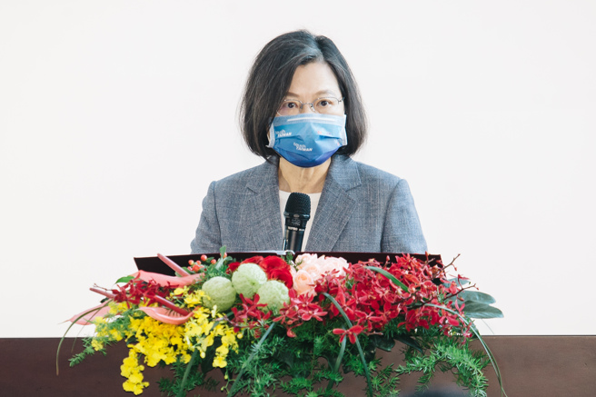 蔡英文总统（见图）。（资料照/郭吉铨摄）