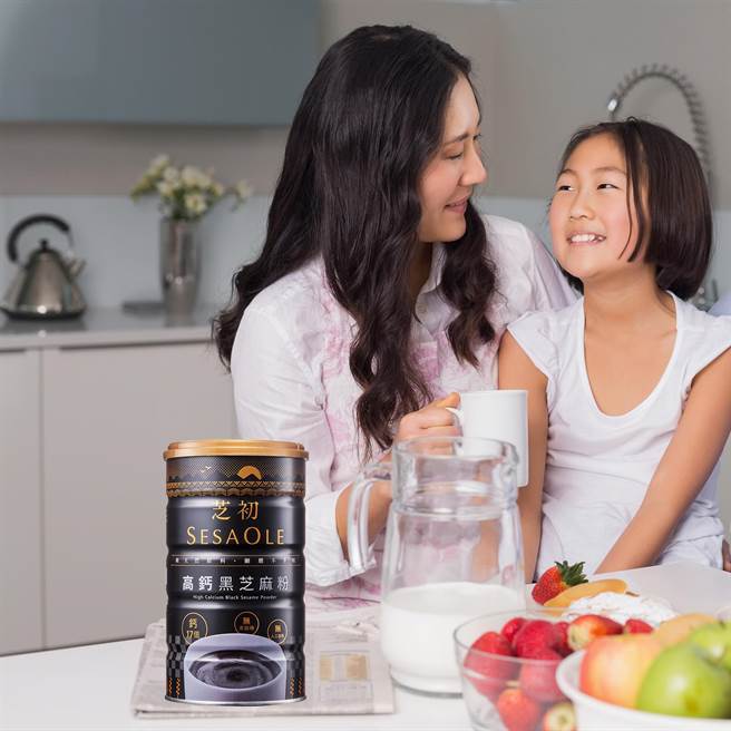 芝麻專家「芝初」主打含鈣量為牛乳17倍，且飲下時不卡喉。（芝初提供）