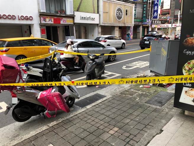 警消到场后立即封锁现场并进行交管。（警方提供）