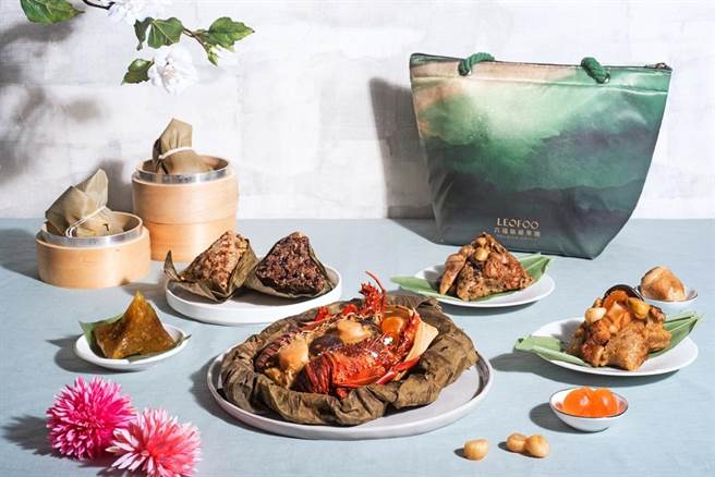 粽子成居家防疫存粮夯品，六福瞄准防疫商机，经典粽礼网购热卖。(六福旅游集团提供)