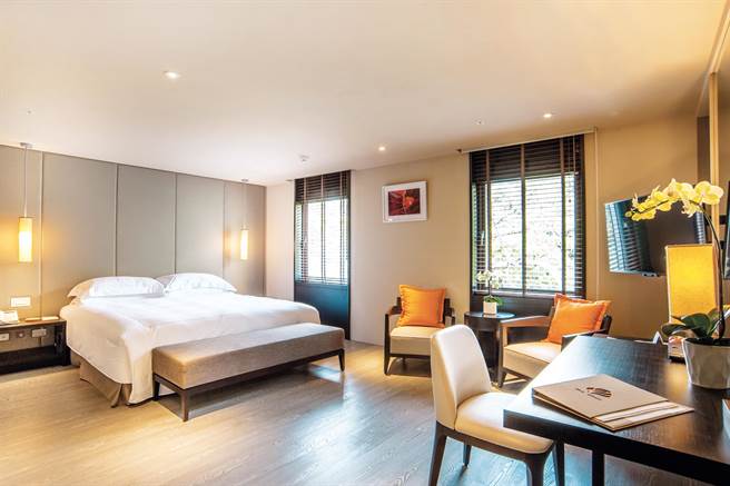 北投大地酒店枫林客房。（北投大地酒店提供）