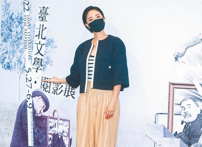 桂纶镁昨出席影展活动，称文学跟电影都是她看世界的窗。（粘耿豪摄）