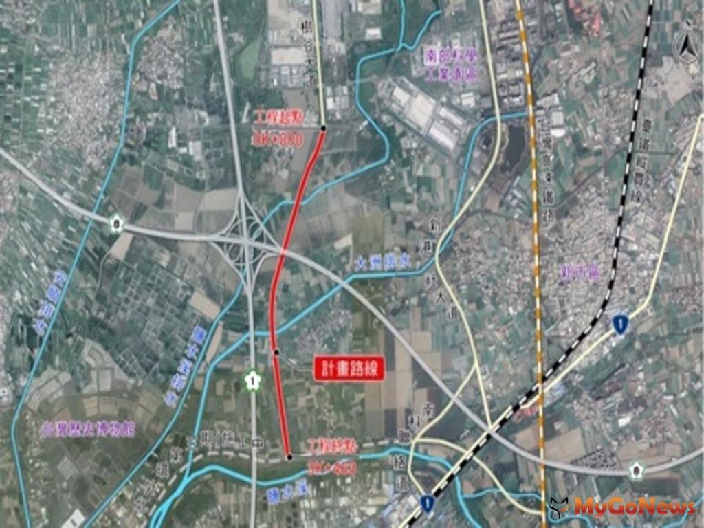 南科樹谷園區聯絡道將於5月7日正式開工預計2025年通車 (圖/MyGoNews買購房地產新聞)