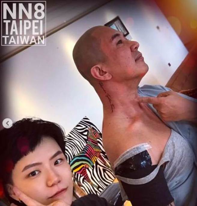 具俊曄新的刺青與大S有關。（benlazo.nn8 IG）