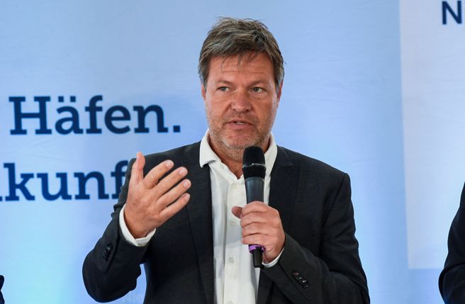 德國經濟部長哈柏克（Robert Habeck）。(圖／路透社)