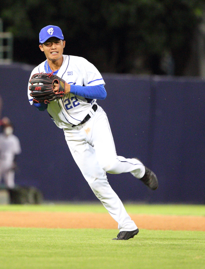 富邦悍將李宗賢。（資料照，張鎧乙攝）