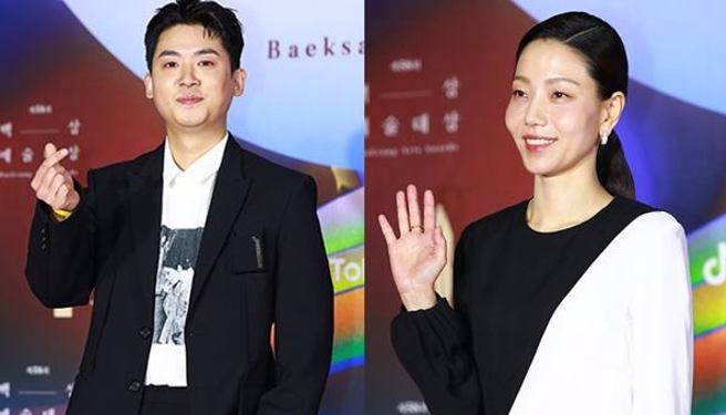 赵贤哲、金信禄夺戏剧类男女配角奖。(图／翻摄自韩网)