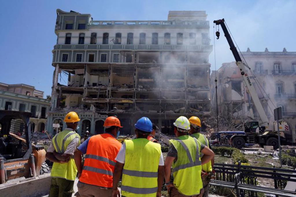 古巴首都饭店惊传爆炸。（路透社）(photo:ChinaTimes)