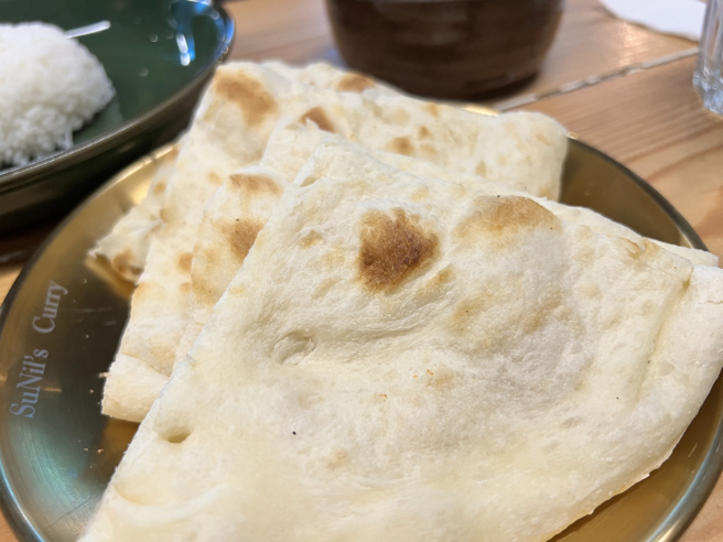 印度烤饼Naan。（图／鱼夫）