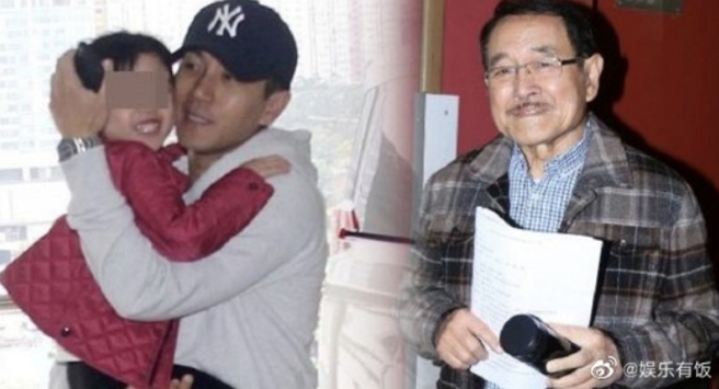 杨幂前夫刘恺威（图左），前公公刘丹（图右）。(图/ 摘自微博)