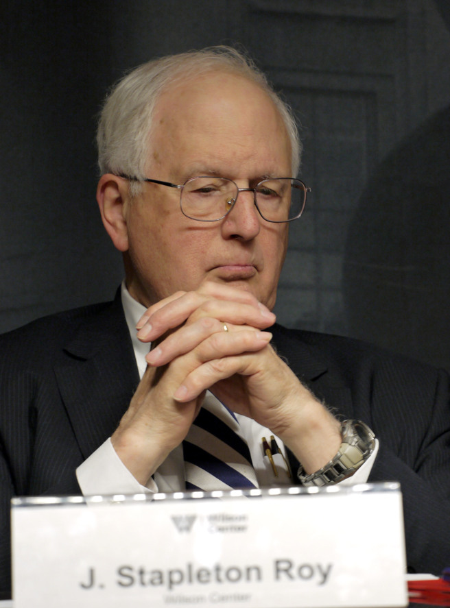 美国前驻中国大陆大使芮效俭（J. Stapleton Roy）。（中央社资料照片）