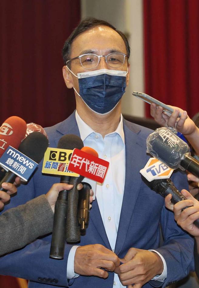 国民党主席朱立伦（王英豪摄）