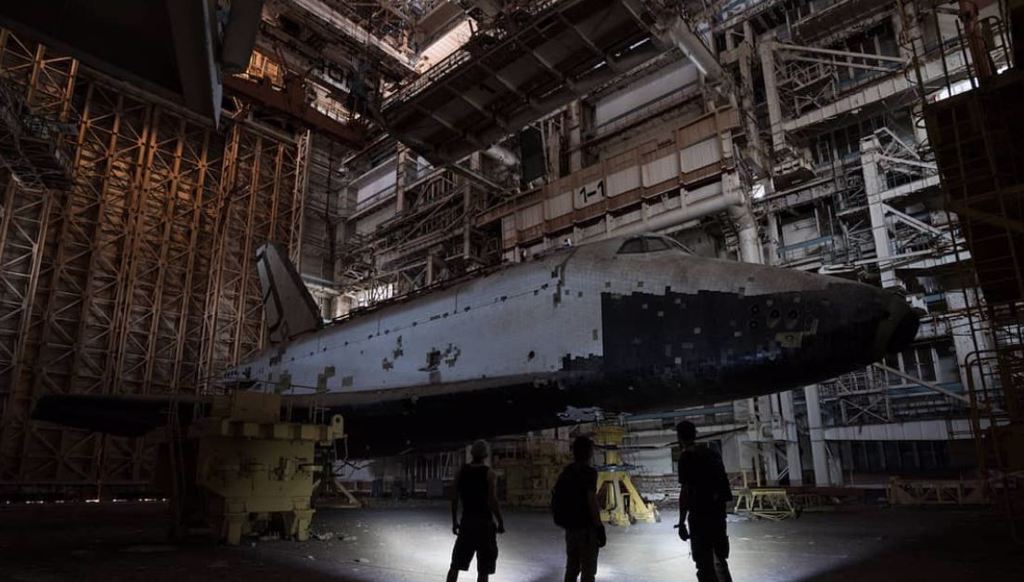 在拜科努尔荒废厂房里的未完成太空梭，成了冒险者最喜欢刺探的地方，俄罗斯政府已三令五申禁止闲杂人等侵入。(图/IG)(photo:ChinaTimes)