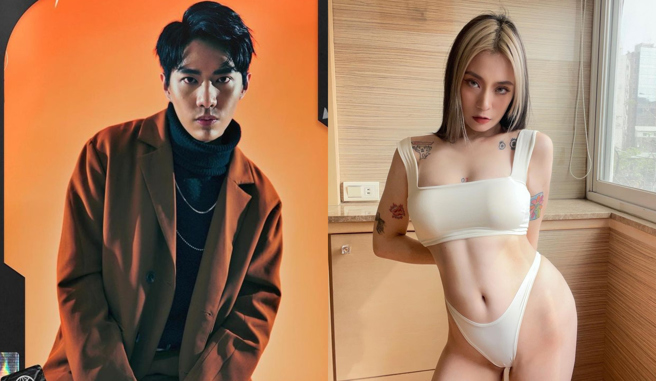 《原子少年》成员黄上玮遭网红多莉等多名女子指控暴力相向。（图／IG@黄上玮、多莉）