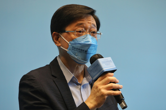 李家超。（中通社）