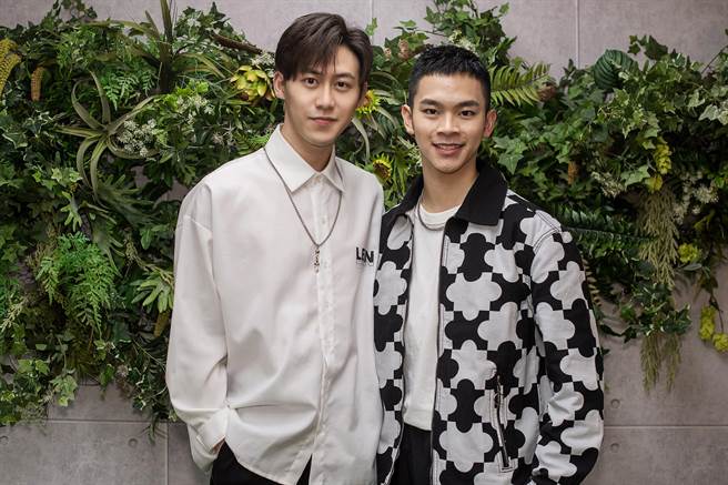 郭宇宸（左起）与林炜杰在《基因决定我爱你》组成CP，演技令人讚赏。（LiTV、达腾娱乐提供）