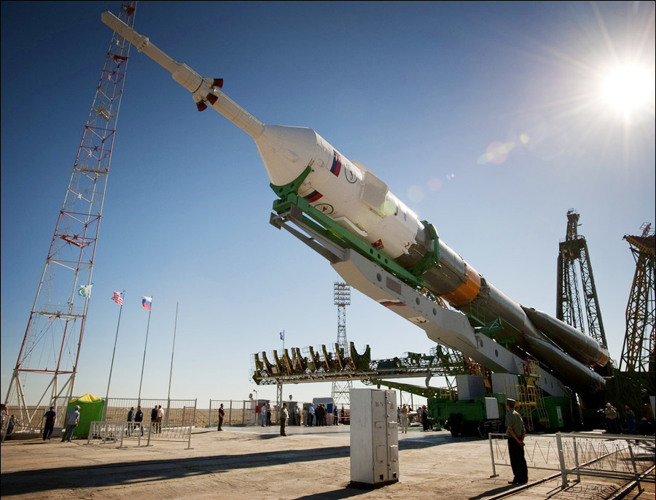 拜科努尔火箭发射站，是俄罗斯最主要的太空基地。(图/tass)