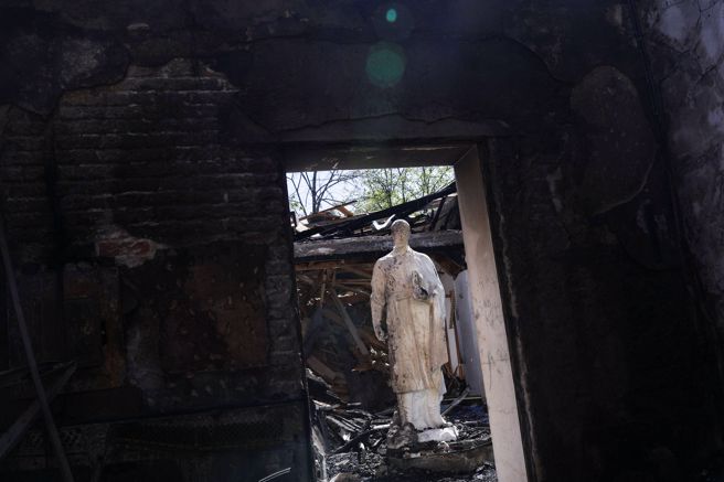 乌东地区一座18世纪哲学诗人史高伏罗达（Hryhoriy Skovoroda）博物馆。（图/路透社）