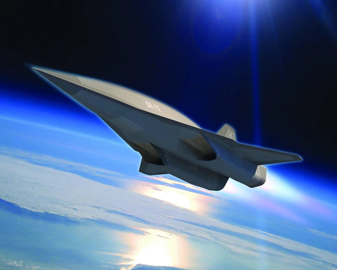 洛马发表的SR-72「黑鸟之子」概念图，与暗星号颇为相似。(图/洛克希德马丁)