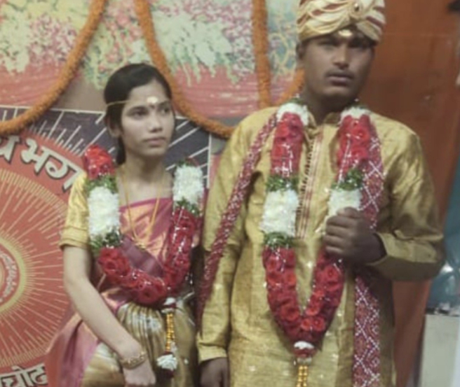 格拉吉（Nagaraju）是一名印度教徒，7年前与信奉伊斯兰教的妻子苏丹娜（Sultana）坠入爱河。（图/截自@AdvTushar24推特）