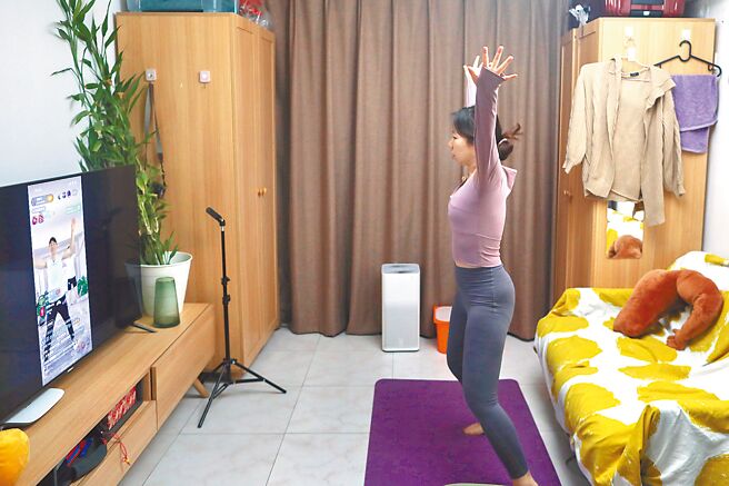 刘畊宏掀陆健身热潮图╱中新社