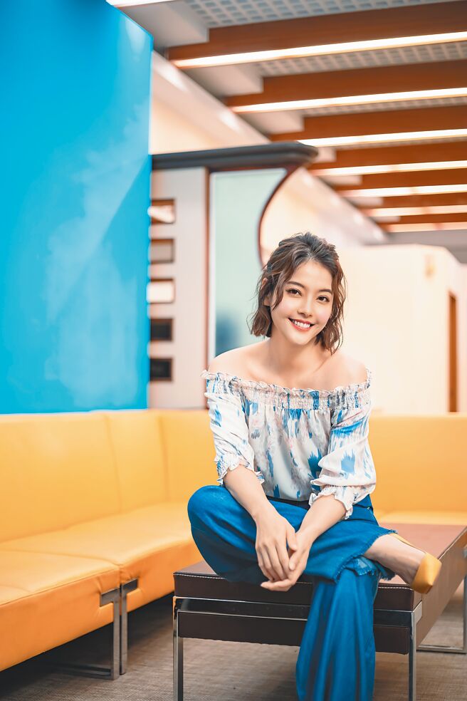 王乐妍主演《美丽人生》，戏里戏外都是事业心很重的女强人。（罗永铭摄）