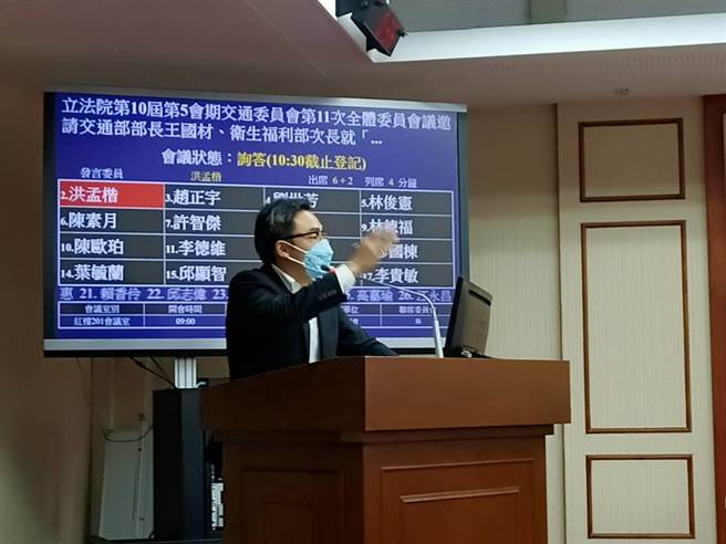 立委洪孟楷。(简立欣摄)