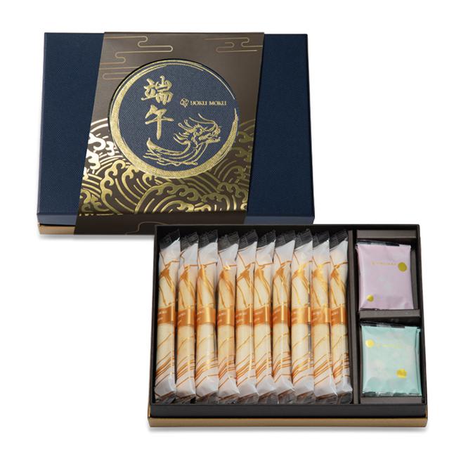 远东百货YOKU MOKU端午盛乐综合礼盒，每盒14入780元。（远百提供）