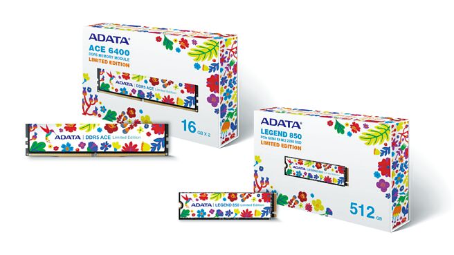 威刚与德国创作者合作，量身打造ADATA蜂鸟花园。图／业者提供