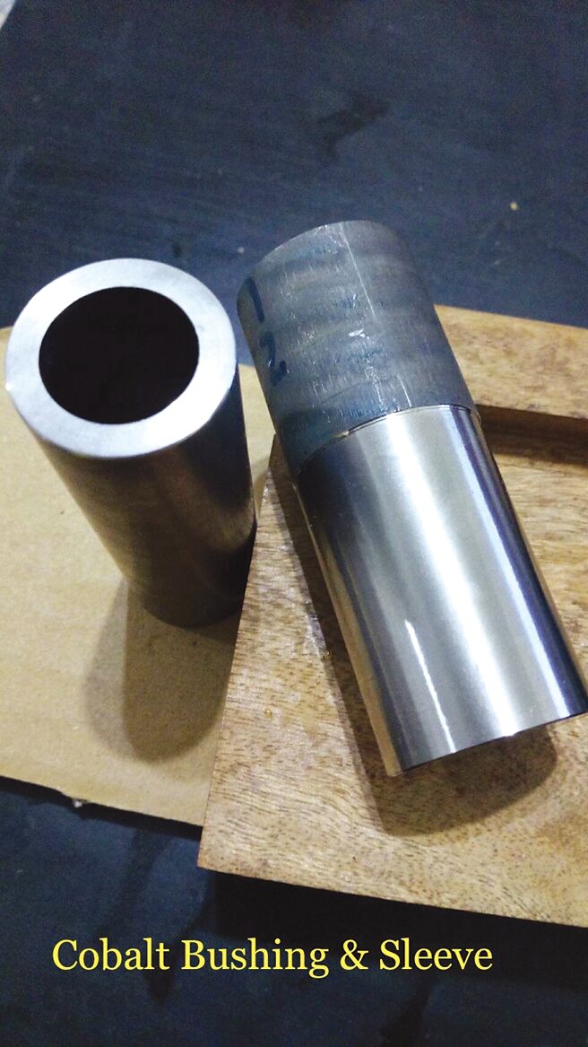 稳得成功开发出国内唯一耐磨耗、耐腐蚀与耐高温之「钴基超合金銲条、棒材」与「镍铬超合金棒材」，接下来将商品化，汽门、冲棒目前皆在试样交样中。图／业者提供