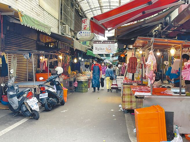 桃园市龙潭区公有零售市场改造工程预计7月动工、11月完工。（吕筱蝉摄）