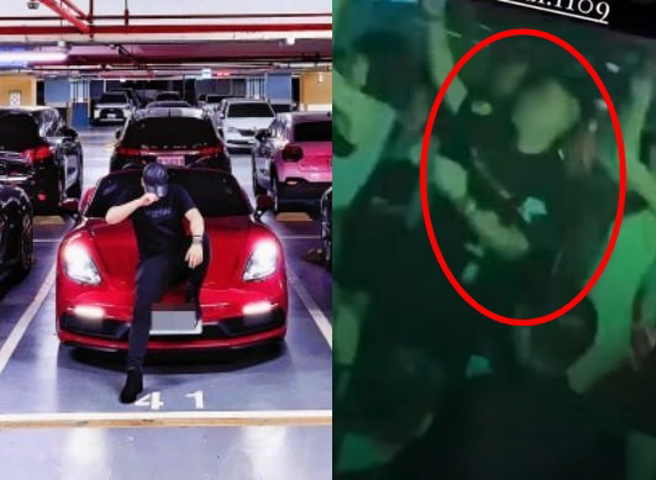 台南24歲劉姓男子涉嫌以假投資方式詐財，目前行跡不明，其臉書上不乏與超跑的合照，還有網友起底他過往曾在夜店豪撒鈔票炫富。（合成圖／翻攝照片）