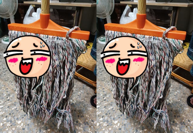 回老家整理家里，拿起拖把竟发现1神奇物体，令原PO超傻眼。（图／翻摄自爆废公社）