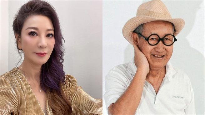 杨绣惠（左）提到逝世的脱线相当难过。（摘自脸书）