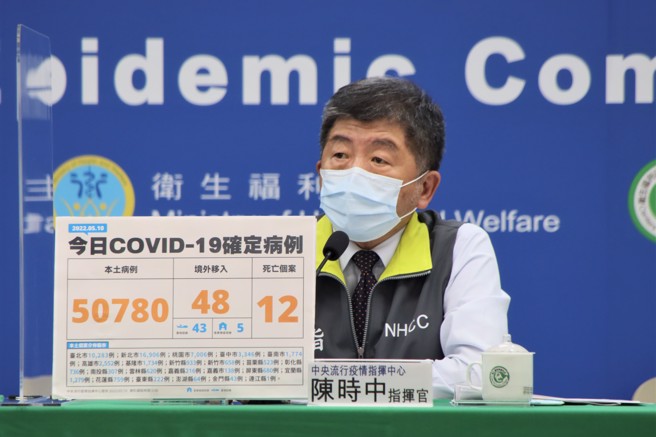 估可能在7月，將列為第五類傳染病的新冠肺炎降為第四類，且意不再公布確診數。對此說法，中廣董事長趙少康認為，陳時中是逃避責任，想落跑去選舉的「先期部署」。（圖／指揮中心提供）